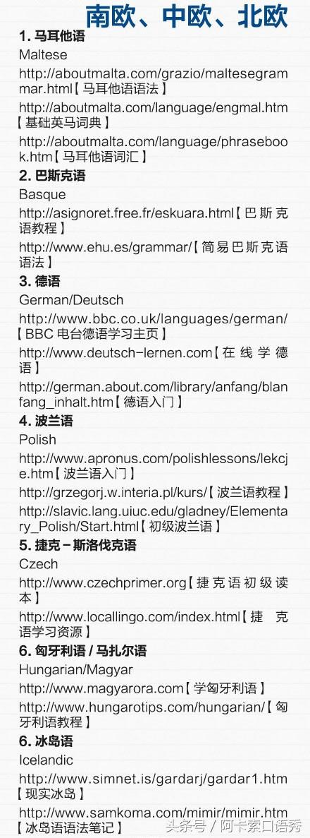 世界各国语言学习网站，很全面，快收藏起来学习吧！